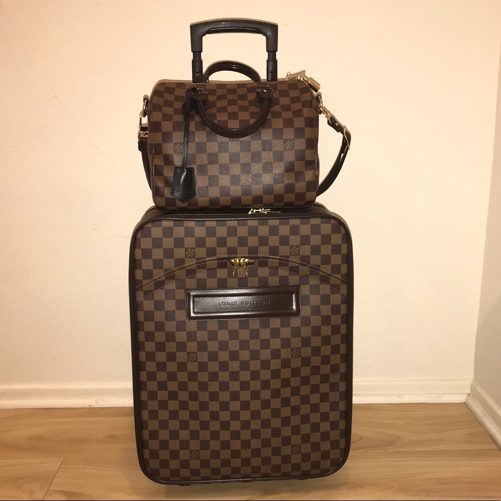 SOLD—Louis Vuitton Pegase 45 Carry on luggage